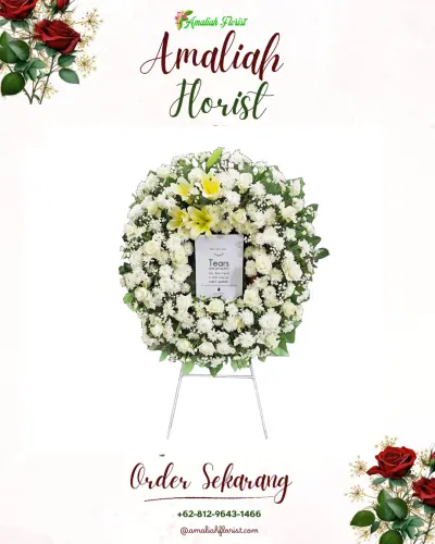 Krans Bunga Duka Cita di Berekah